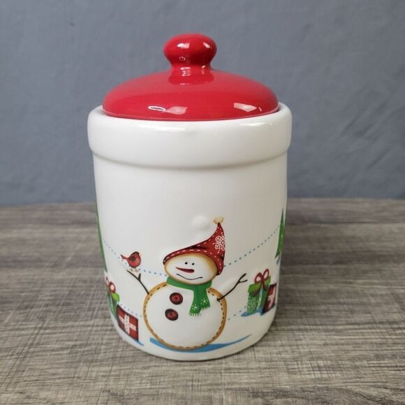 1-800 Flowers Christmas Cookie Canister‎ - Picture 1 of 8